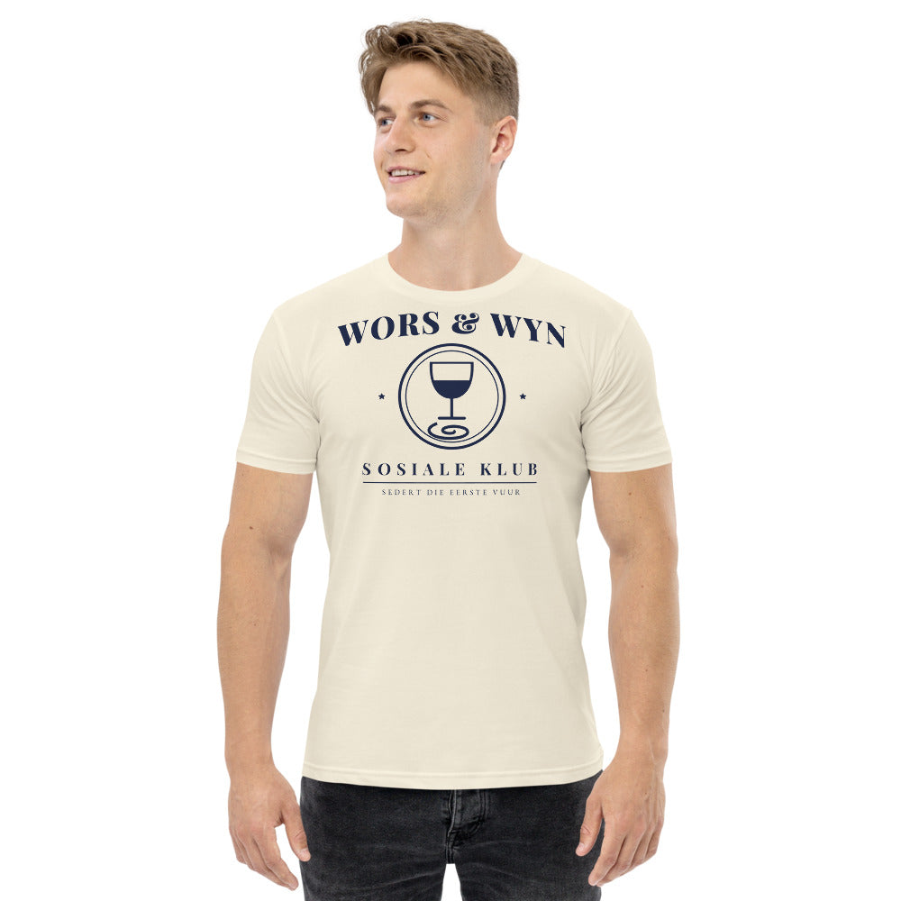 Wors & Wyn Sosiale Klub Tee – Natural