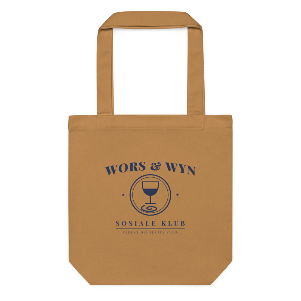 Wors & Wyn Sosiale Klub Tote Bag – Camel