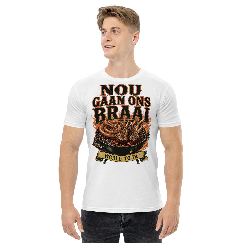 Nou Gaan Ons Braai Tee – White